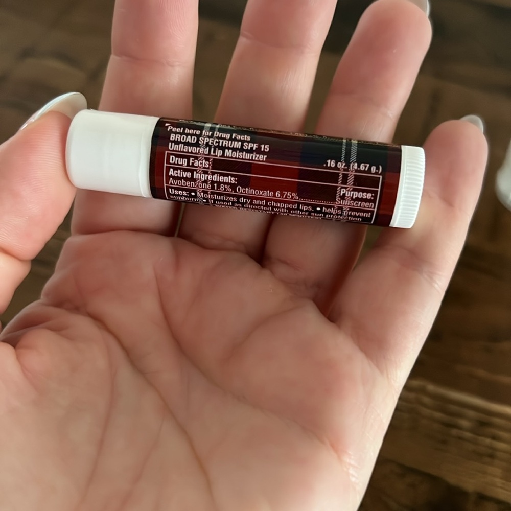 Disney VIP Tours Red and Black Plaid Lip Balm and Lotion - Picture 3 of 6